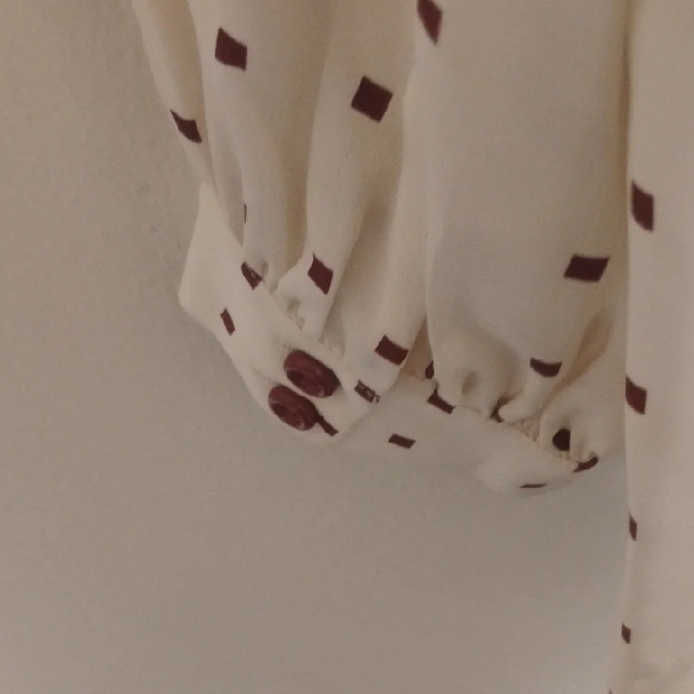 Kate Spade Cream Tie Front Blouse - Picture 7 of 7